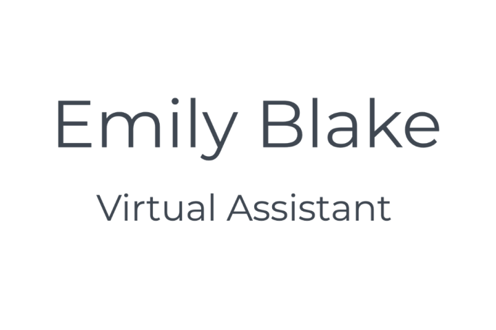Emily Blake Virtual Assistant