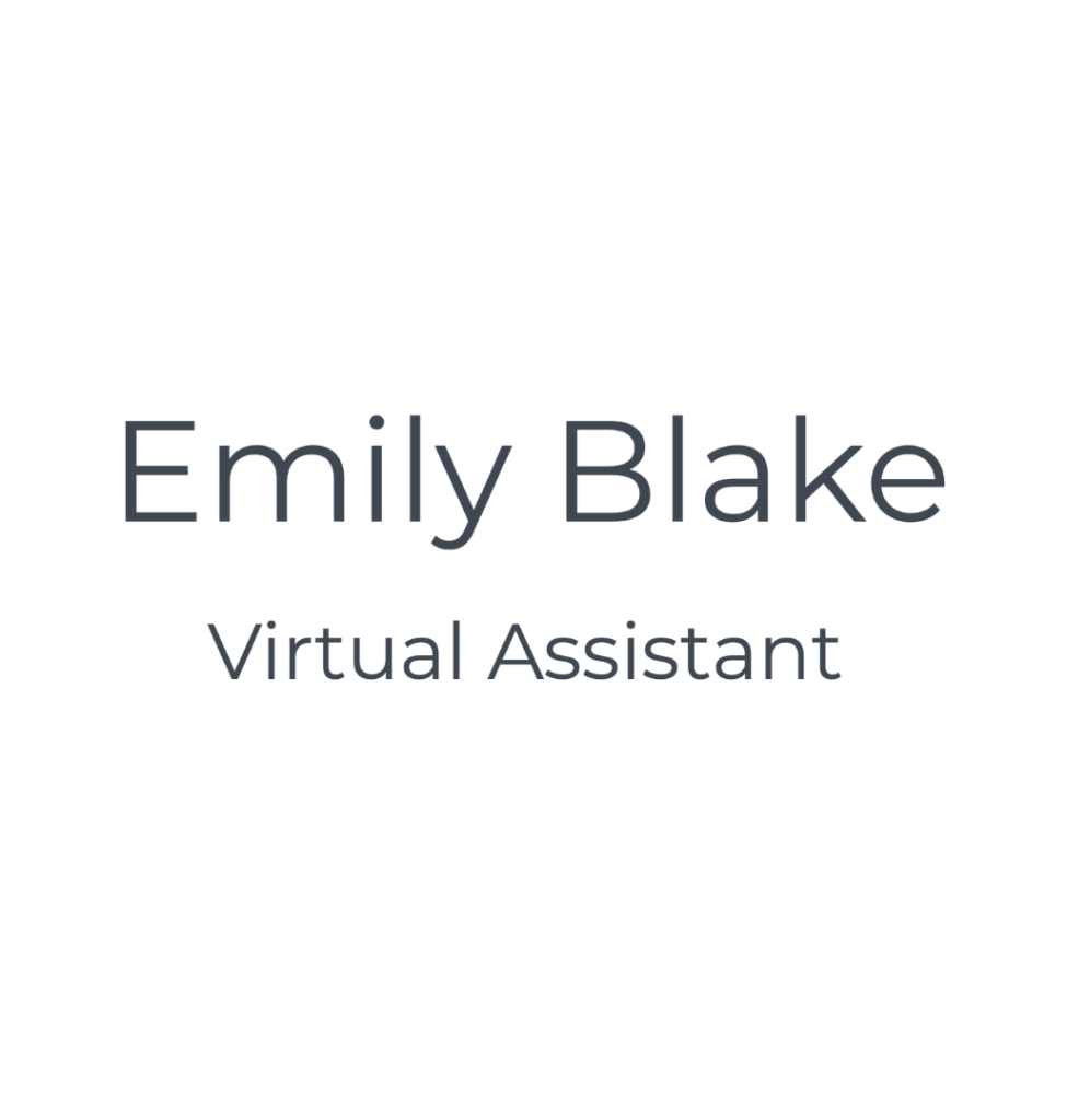 Emily Blake Virtual Assistant